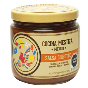 Salsa chipotle estilo veracruz cocina mestiza 320gr pza