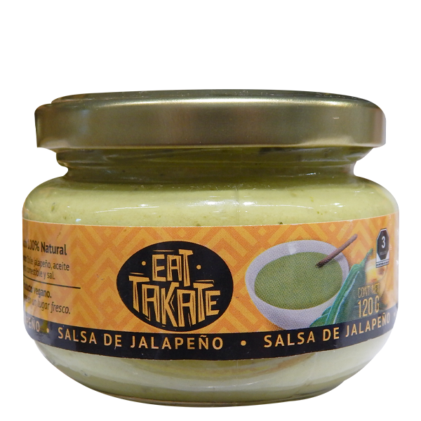 Salsa chile jalapeño eat-tekate 120gr pza