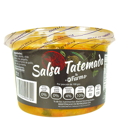 Salsa tatemada dr farms 500gr pza