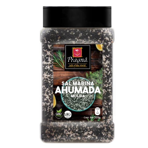 Sazonador sal ahumada molida pragna 520gr pza