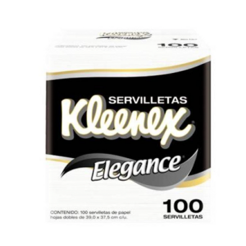 Servilletas kleenex elegance 100pzas