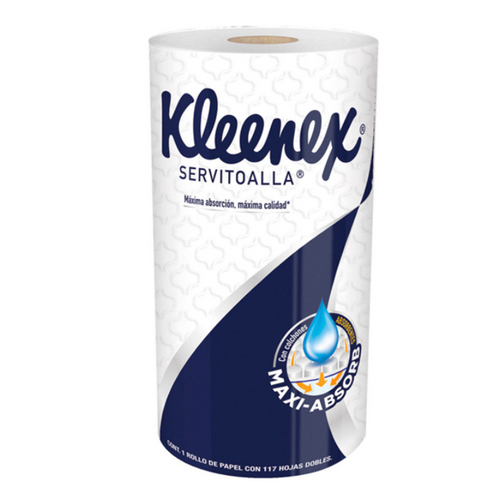 Servitoallas kleenex jumbo 117 hojas pza