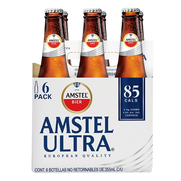 Cerveza Amstel Ultra Botella 355 Ml