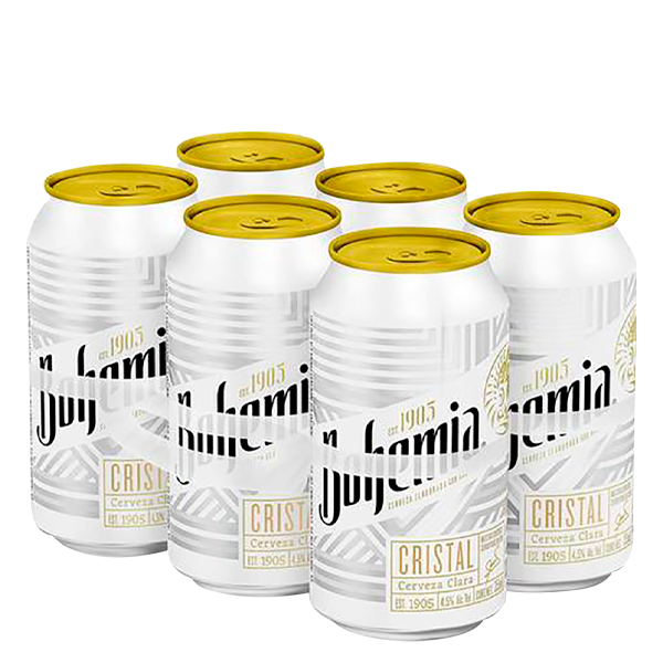 Cerveza Bohemia Cristal Lat 355 Ml