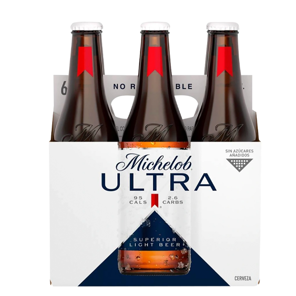 Cerveza Michelob ultra botella 6pack