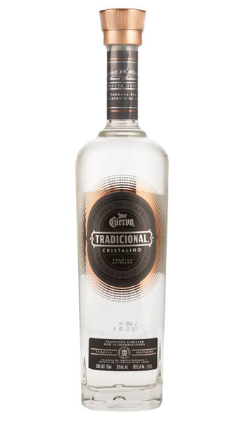 Tequila cuervo tradicional cristalino 750 ml pza