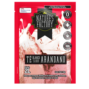 Té en polvo natures factory varios sabores pza