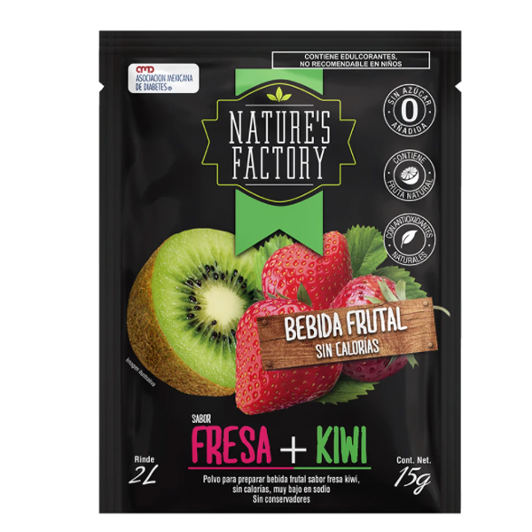 Té frutal en polvo natures factories varios sabores pza