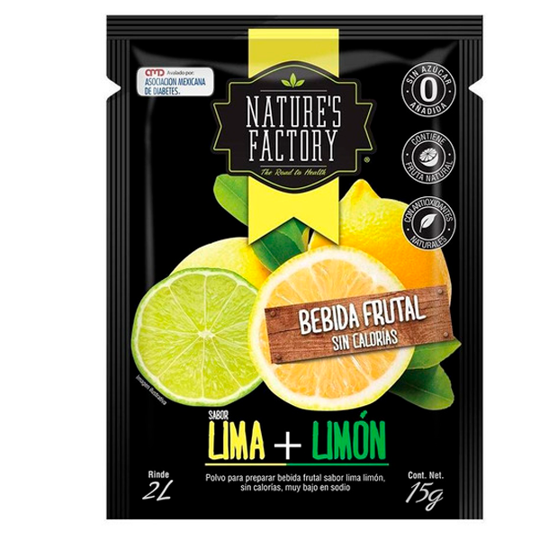 Té frutal en polvo natures factories varios sabores pza