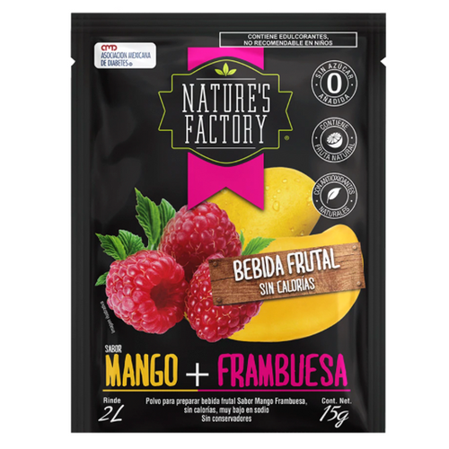 Té frutal en polvo natures factories varios sabores pza