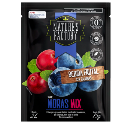Té frutal en polvo natures factories varios sabores pza