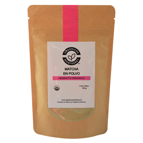Té matcha orgánicos monterrey 100g pza