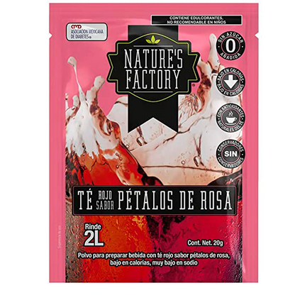 Té en polvo natures factory varios sabores pza