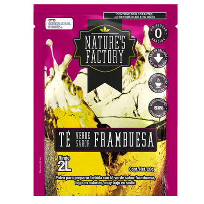 Té en polvo natures factory varios sabores pza