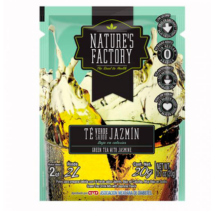 Té en polvo natures factory varios sabores pza