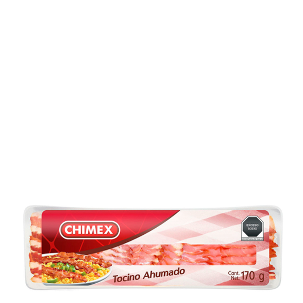 Tocino ahumado chimex 170gr pza