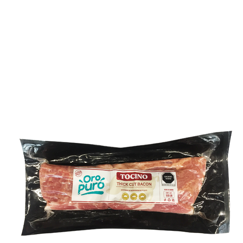 Tocino ahumado oro puro 500g pza