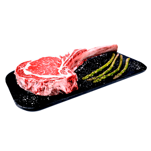 Rib eye tomahawk steak alto vacío
