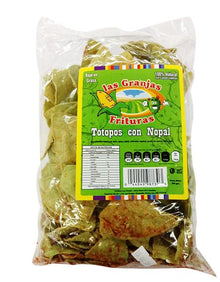 Totopo de nopal con chile  las granjas 300gr pza