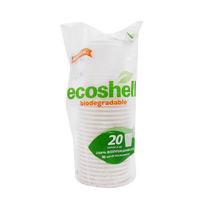 Vaso bio ecoshell 8 oz. C/20pzas