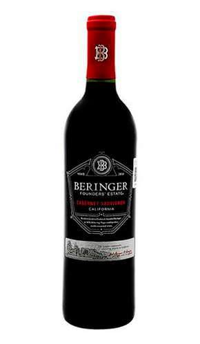 Vino tinto beringer cabernet sauv 750 ml pza