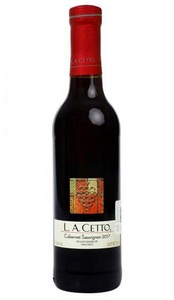 Vino tinto cabernet sauv la cetto 375 ml pza