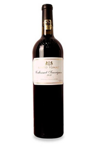 Vino tinto cabernet tempranillo santo tomas 750 ml pza