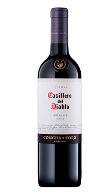 Vino Tinto Casillero del Diablo Merlot 750 ml pza