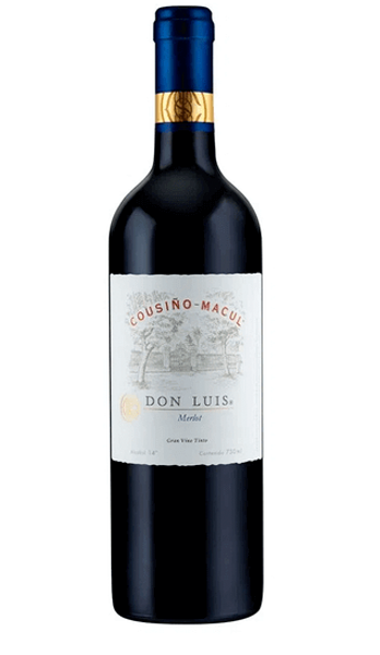 Vino Tinto Cusiño Macul Merlot 750 ml pza