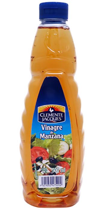 Vinagre de manzana clemente jacques 500 ml pza