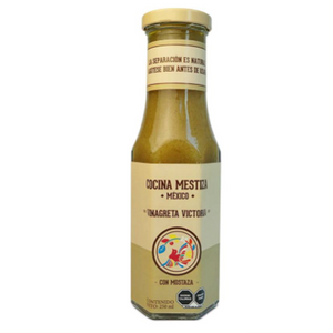 Vinagreta victoria con mostaza cocina mestiza 250ml pza