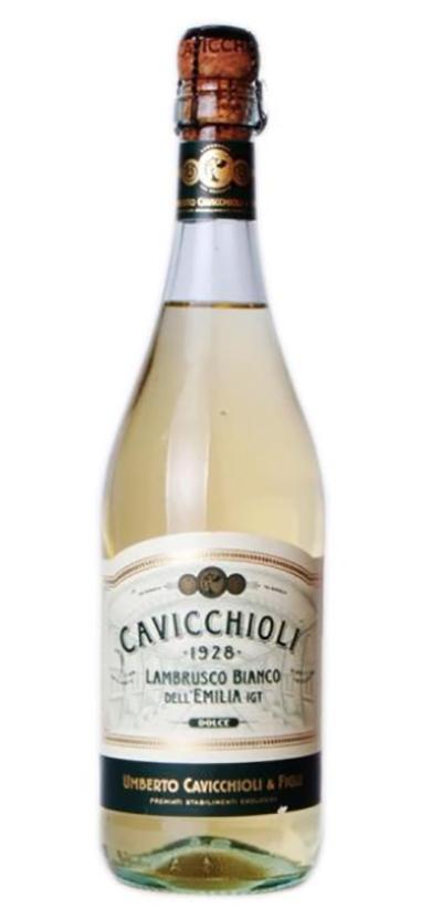 Vino blanco lambrusco caviccioli 750 ml pza