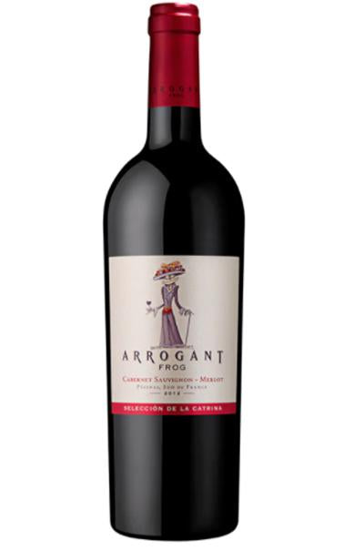 Vino tinto arrogant frog cab merlot 750 ml pza