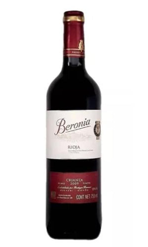 Vino tinto beronia crianza 750 ml pza