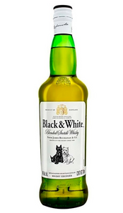 Whisky black & white 750 ml pza