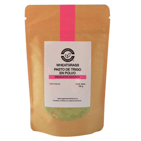 Wheatgrass orgánicos monterrey 100g pza