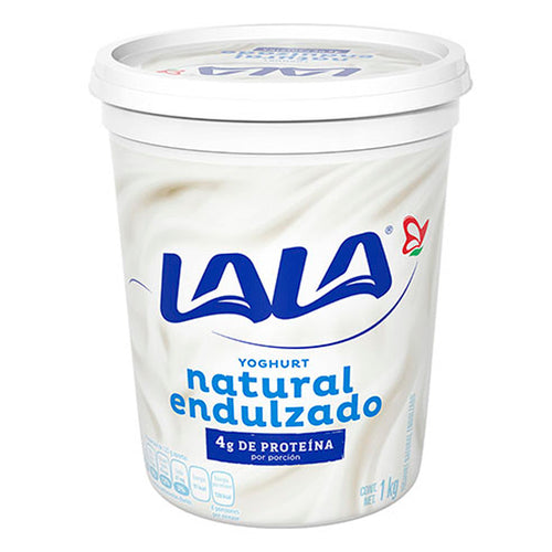 Yogurt batido natural lala 1 kg pza