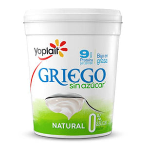 Yogurt natural sin azucar griego 1kg pza