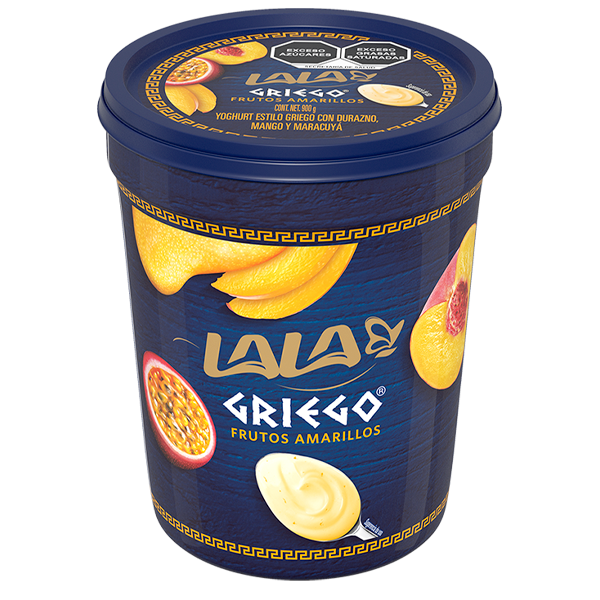 Yogurth griego frutos amarillos lala 900gr pza