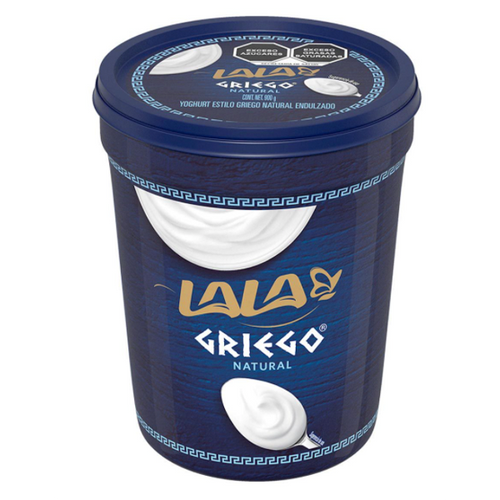 Yogurth griego natural lala 900g pza