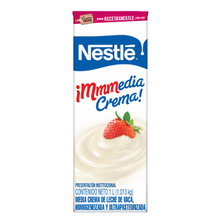 Media crema nestlé  1lt pza