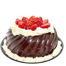 Cargar imagen en el visor de la galería, Pastel chocolate con fresas Bakery pza