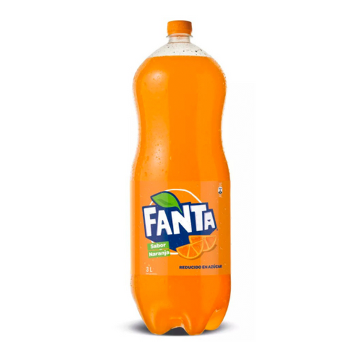 Refresco fanta naranja 3lts pza